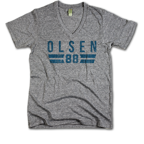 V-Neck Heather Gray
