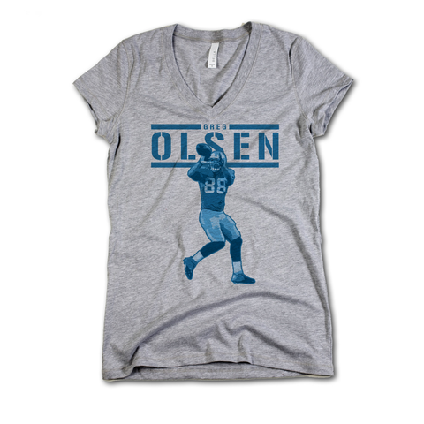 V-Neck Athletic Gray