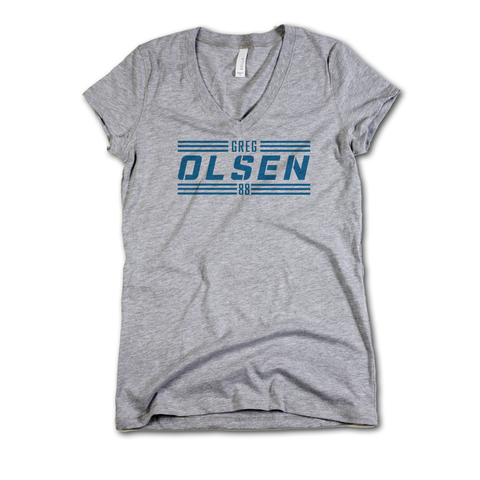 V-Neck Athletic Gray