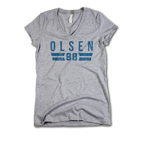 V-Neck Athletic Gray